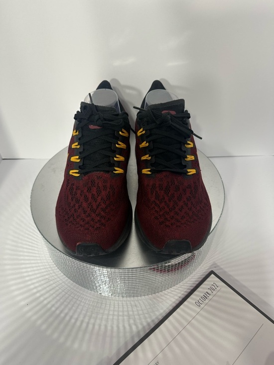 Nike Shoes - Nike Women's Burgundy and Black Athletic 8.5 with Yellow Accents Pegasus